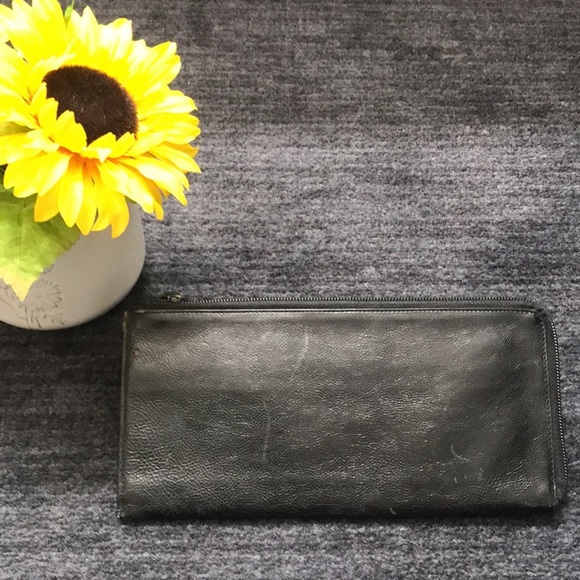 Yves Saint Laurent Handbags - Yves Saint Laurent Black Travel Wallet